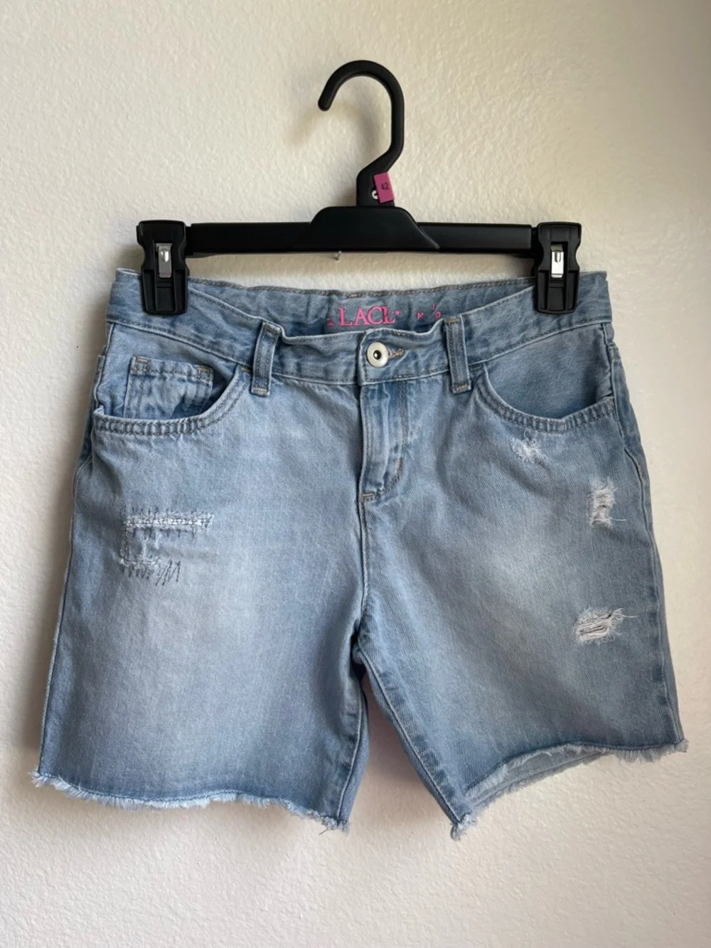 The‎ Children's Place Light Blue Distressed Denim Shorts Size 10